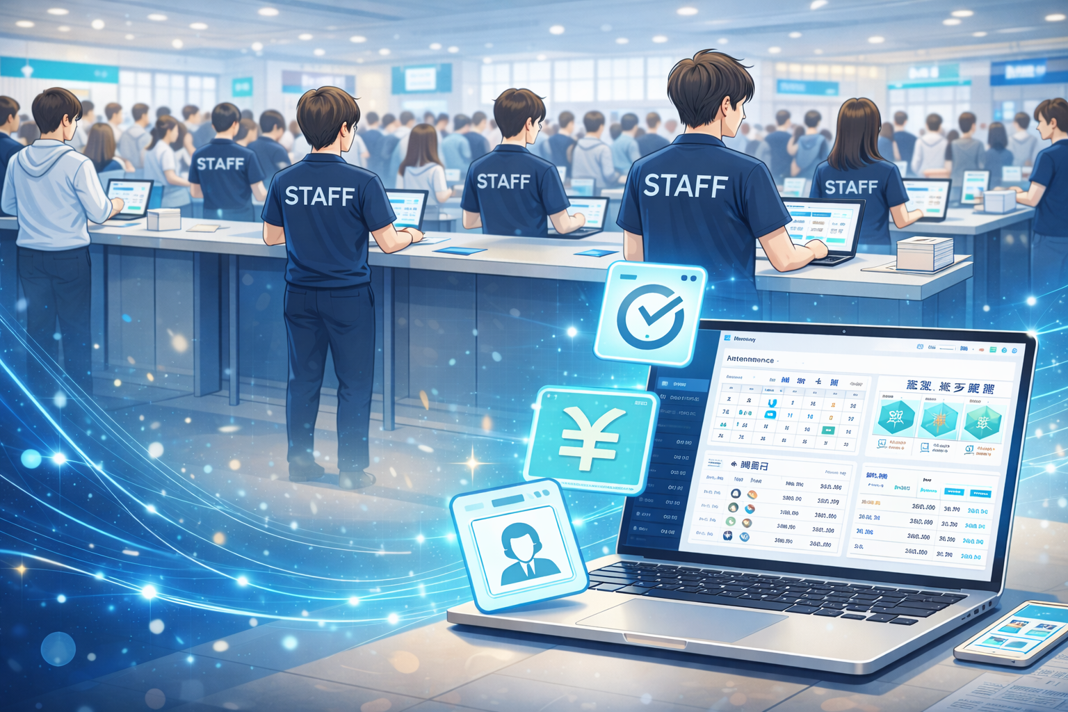 イベント会社向け 勤怠・給与管理システム